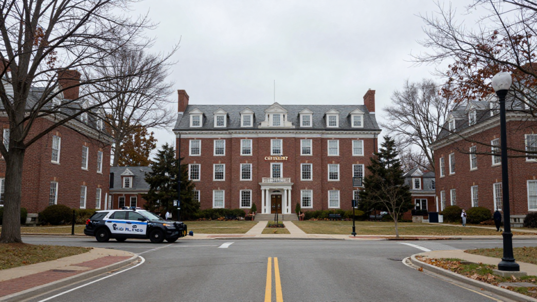 The Chi Phi fraternity house at Cornell University in Ithaca, New York.